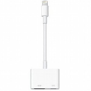 מתאם HDMI מקורי מבית Apple עם חיבור Lightning מתאם HDMI מקורי מבית Apple עם חיבור Lightning