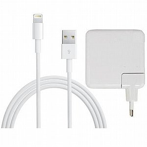 מטען USB לבית + כבל מבית LaTera עם חיבור Lightning מטען USB לבית + כבל מבית LaTera עם חיבור Lightning