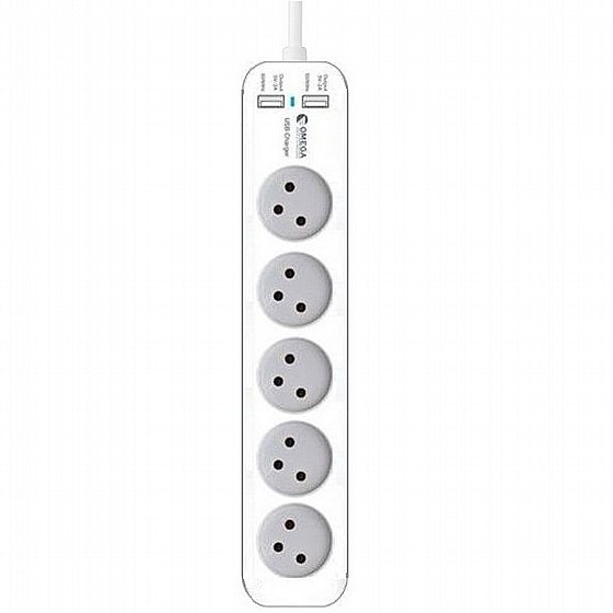 ���� ���� (���� ��� �����) + 2 ������ USB ���� OMEGA (��� 5V-1A) ���� ��� �����