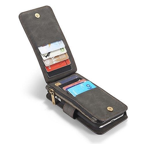 ����� ��� ���� Wallet Case Cover ���� CASEME ������ ������� ����: iPhone 7 / 8 / SE 2020 (���� 14 ���� ������� �����) - ��� ����