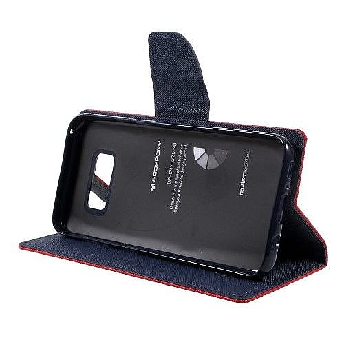 ����� ���� Fancy Diary ���� Mercury ������ ������� ����: Samsung Galaxy S8 (��� Dark Blue/Red)