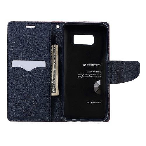 ����� ���� Fancy Diary ���� Mercury ������ ������� ����: Samsung Galaxy S8 (��� Dark Blue/Red)
