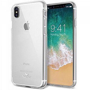 נרתיק סיליקון מדגם Pearl Jelly מבית Mercury לטלפון סלולארי מדגם: iPhone X / XS (צבע שקוף) נרתיק סיליקון מדגם Pearl Jelly מבית Mercury לטלפון סלולארי מדגם: iPhone X / XS (צבע שקוף)
