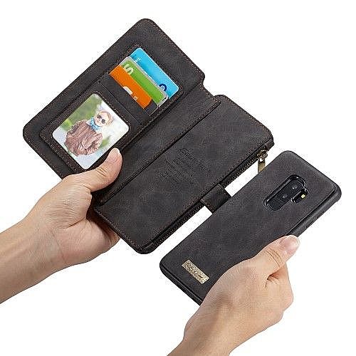 ����� ��� ���� Wallet Case Cover ���� CASEME ������ ������� ����: Samsung Galaxy S9 Plus (���� 14 ���� ������� �����) - ��� ����
