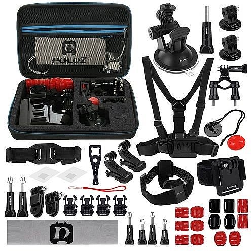 ���� ������� 45 � 1 ���� Combo Kits PKT10 ���� PULUZ ������ ������� GoPro