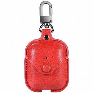 ����� ��� ���� Snap Fastener Hook Leather Case ���� LaTera �������� AirPods (��� ����)