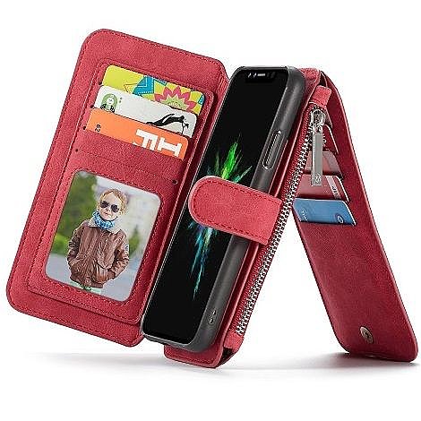 ����� ��� ���� Wallet Case Cover ���� CASEME ������ ������� ����: iPhone XR (���� 14 ���� ������� �����) - ��� ����