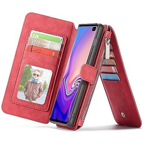 ����� ��� ���� Wallet Case Cover ���� CASEME ������ ������� ����: Samsung Galaxy S10 Plus (���� 14 ���� ������� �����) - ��� ����