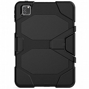 נרתיק קשיח מדגם Military Duty מבית LaTera למחשב לוח מדגם: iPad Pro 12.9 2020 / 2021 (כולל הגנה מלאה על המסך) - צבע שחור נרתיק קשיח מדגם Military Duty מבית LaTera למחשב לוח מדגם: iPad Pro 12.9 2020 / 2021 (כולל הגנה מלאה על המסך) - צבע שחור