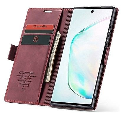 ����� ��� ���� Leather Case ���� CASEME ������ ������� ����: Samsung Galaxy Note 10 Lite (��� ����)