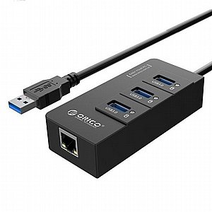 מפצל 3 יציאות USB + יציאה RJ45 מדגם HR-U3 מבית ORICO (תומך USB 3.0) מפצל 3 יציאות USB + יציאה RJ45 מדגם HR-U3 מבית ORICO (תומך USB 3.0)