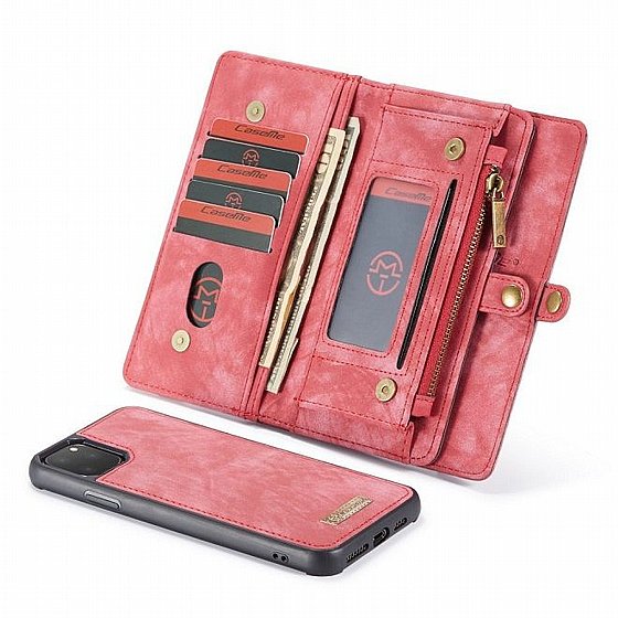 ����� ��� ���� Wallet Case Cover ���� CASEME ������ ������� ����: iPhone 11 Pro Max (���� 14 ���� ������� �����) - ��� ����