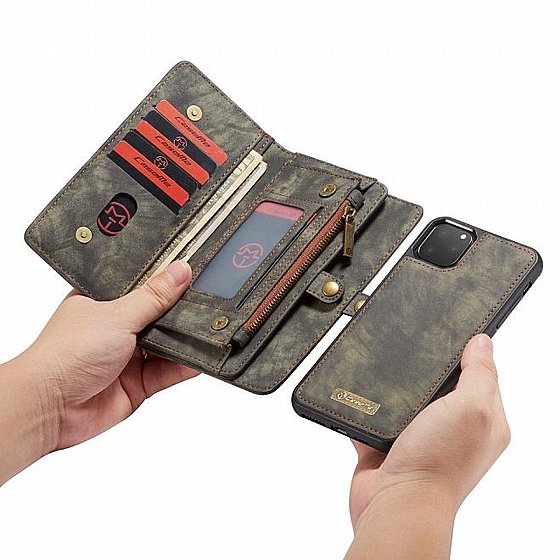 ����� ��� ���� Wallet Case Cover ���� CASEME ������ ������� ����: iPhone 11 (���� 14 ���� ������� �����) - ��� ����
