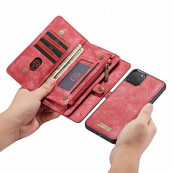 ����� ��� ���� Wallet Case Cover ���� CASEME ������ ������� ����: iPhone 11 (���� 14 ���� ������� �����) - ��� ����