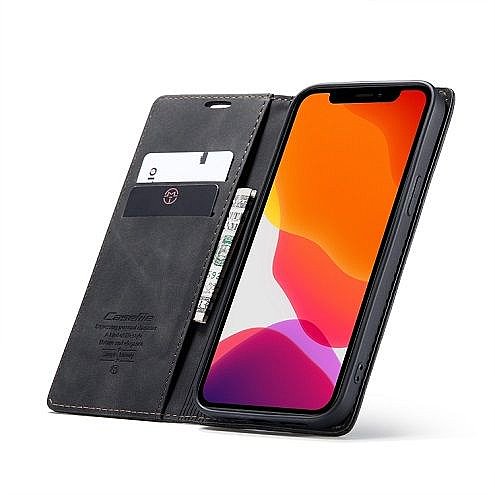 ����� ��� ���� Leather Case ���� CASEME ������ ������� ����: iPhone 12 Pro Max (��� ����)