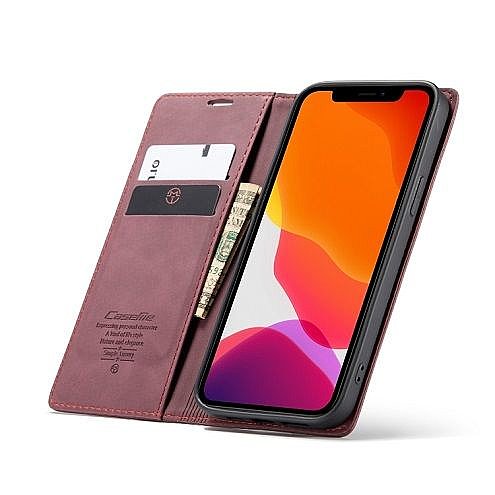 ����� ��� ���� Leather Case ���� CASEME ������ ������� ����: iPhone 12 / 12 Pro (��� ����)