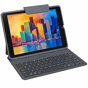 נרתיק כולל מקלדת Bluetooth מקורי מדגם Messenger Folio Keyboard מבית ZAGG למחשב לוח מדגם: iPad 10.2 (כולל עברית מלאה) נרתיק כולל מקלדת Bluetooth מקורי מדגם Messenger Folio Keyboard מבית ZAGG למחשב לוח מדגם: iPad 10.2 (כולל עברית מלאה)