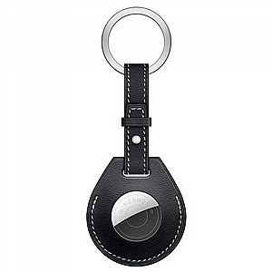 ����� ������ ���� ���� Genuine Leather Keychain Case ���� JIUYU ��� ���� AirTag (��� ����)