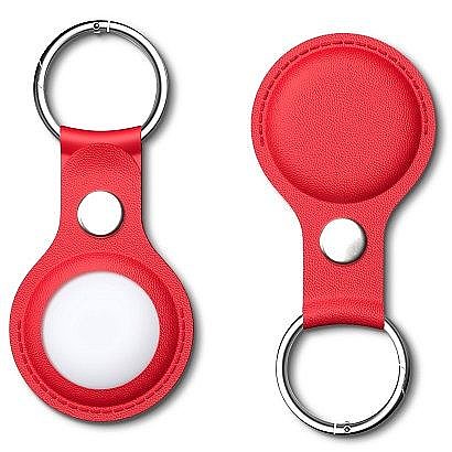 ����� ������ ���� ��� ���� PU Leather Keychain Case ���� LaTera ��� ���� AirTag (��� ����)