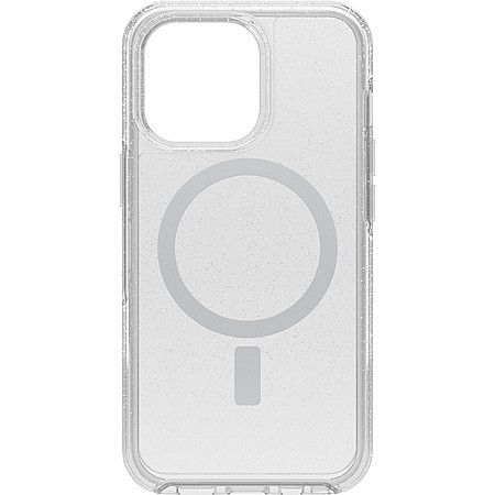 נרתיק קשיח מדגם Symmetry מבית OtterBox לטלפון סלולרי מדגם: iPhone 13 Pro Max (צבע שקוף נצנץ) - תומך בטעינה MagSafe
