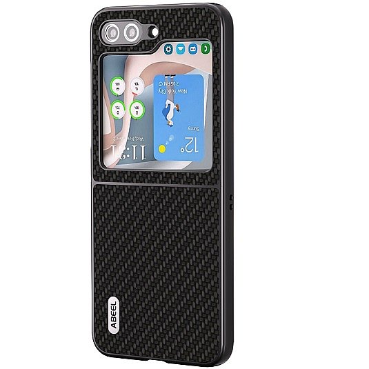 ����� ���� ���� Carbon Fiber Texture ���� Abeel ������ ������ ����: Samsung Galaxy Z Fold 5 (��� ����) 