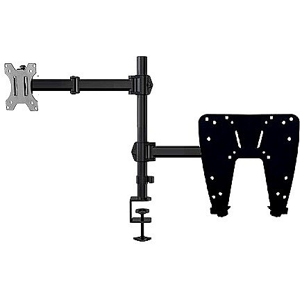 ���� ������ ���� ���� + ���� ���� ���� Aluminum Foldable Fold Monitor Desk Mount ���� BRATECK (����� ����� ��� 10"- 32")