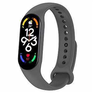 רצועת סיליקון מדגם Solid Color Silicone Band מבית LaTera לשעון חכם מדגם: Xiaomi Mi Band 5 / 6 (צבע Gray) רצועת סיליקון מדגם Solid Color Silicone Band מבית LaTera לשעון חכם מדגם: Xiaomi Mi Band 5 / 6 (צבע Gray)