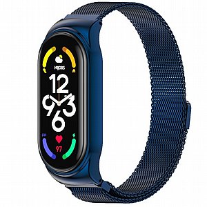 רצועת מתכת מדגם Milano Magnetic Steel Band מבית LaTera לשעון חכם מדגם: Xiaomi Mi Band 7 (צבע Gold) רצועת מתכת מדגם Milano Magnetic Steel Band מבית LaTera לשעון חכם מדגם: Xiaomi Mi Band 7 (צבע Gold)