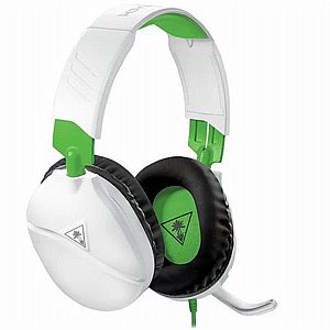 אוזניות עם מיקרופון מדגם Recon 70 מבית Turtle Beach (לבן/כחול) אוזניות עם מיקרופון מדגם Recon 70 מבית Turtle Beach (לבן/כחול)