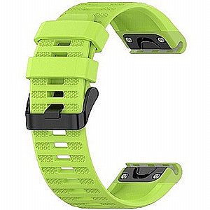 רצועת סיליקון מדגם Silicone Band מבית LaTera לשעון חכם מדגם: Garmin Fenix 7 (צבע Green) רצועת סיליקון מדגם Silicone Band מבית LaTera לשעון חכם מדגם: Garmin Fenix 7 (צבע Green)