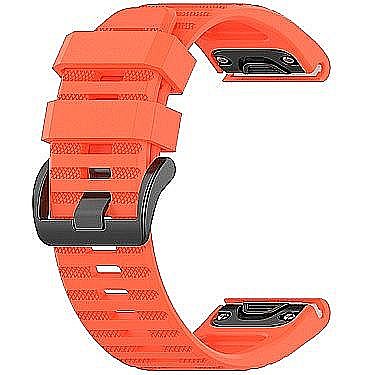 ����� ������� ����  Silicone Band ���� LaTera ����� ��� ����: Garmin Fenix 8 43mm (��� Orange)