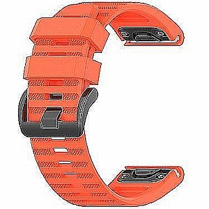 רצועת סיליקון מדגם Silicone Band מבית LaTera לשעון חכם מדגם: Garmin Fenix 8 47mm (צבע Orange) רצועת סיליקון מדגם Silicone Band מבית LaTera לשעון חכם מדגם: Garmin Fenix 8 47mm (צבע Orange)