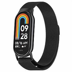 רצועת מתכת מדגם lano Magnetic Steel Band מבית LaTera לשעון חכם מדגם: Xiaomi Smart Band 7 (צבע Black) רצועת מתכת מדגם lano Magnetic Steel Band מבית LaTera לשעון חכם מדגם: Xiaomi Smart Band 7 (צבע Black)