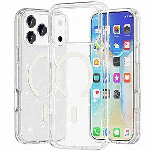 ����� ������� ���� Shield Clear Case MagSafe ���� Axess ������ ������ ����: iPhone 17 Pro Max (��� ����)