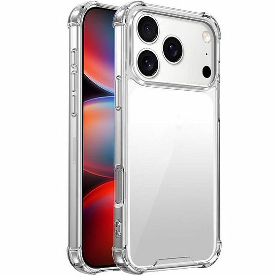 ����� ������� ���� Clear Guard Case ���� Axess ������ ������ ����: iPhone 16 Pro Max (��� ����)
