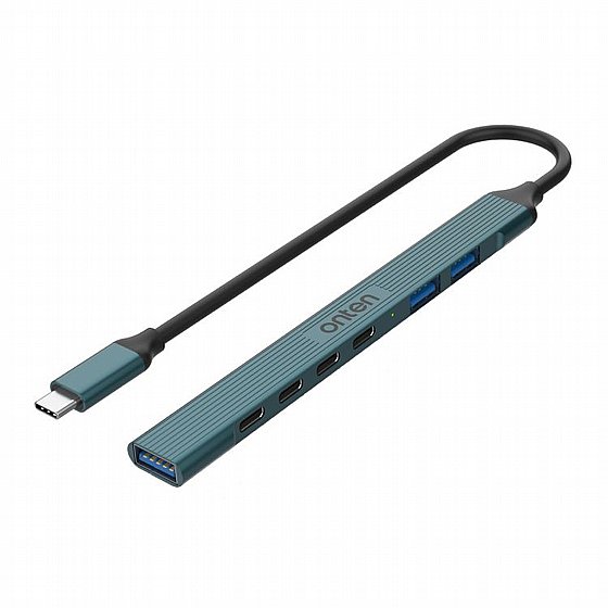 ���� 5 � 1 ������ TYPE-C ������ HDMI + ����� TYPE-CX2 + ����� USB 3.0X2 ���� Onten