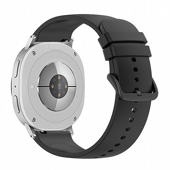 ����� ������� ����  Round Tail Silicone Band ���� LaTera (��� Black) ����� ��� ����  Samsung Galaxy Watch 8  / Samsung Galaxy Watch 8 Classic