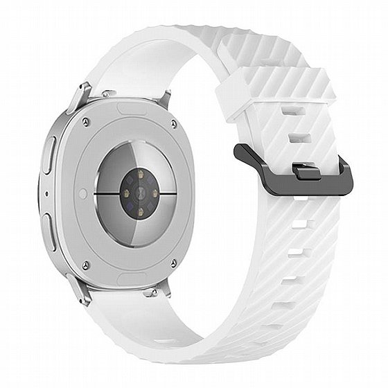 ����� ������� ����  Classic Spruce Silicone Band ���� LaTera (��� White) ����� ��� ����  Samsung Galaxy Watch 8  / Samsung Galaxy Watch 8 Classic
