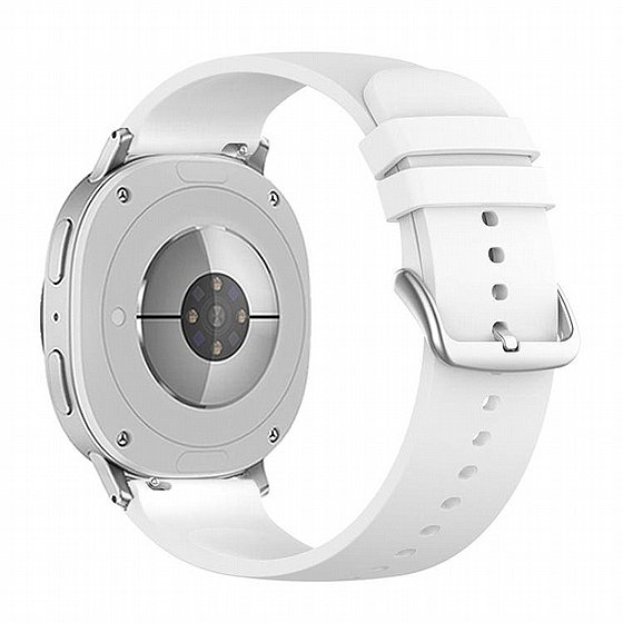 ����� ������� ����  Round Tail Silicone Band ���� LaTera (��� White) ����� ��� ����  Samsung Galaxy Watch 8  / Samsung Galaxy Watch 8 Classic