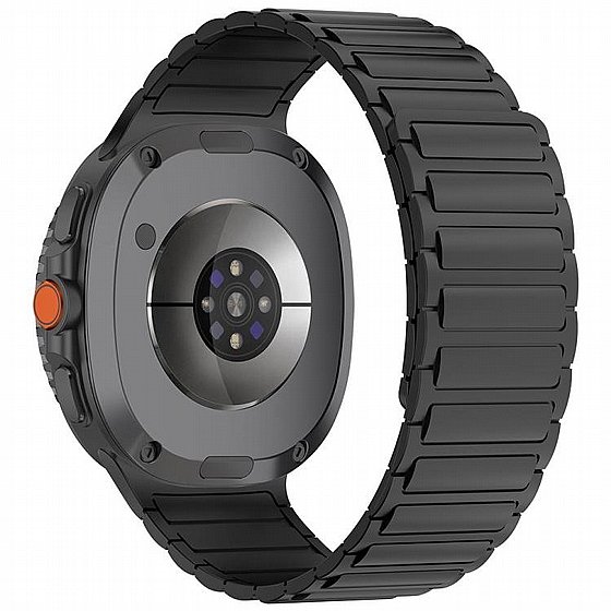 ����� ������� ����  Tri-beads Magnetic Silicone Band ���� LaTera (��� Black) ����� ��� ����  Samsung Galaxy Watch 8  / Samsung Galaxy Watch 8 Classic