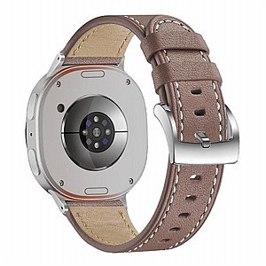 רצועת עור מדגם Classic Round Leather Band מבית LaTera (צבע Cocoa Brown) לשעון חכם מדגם Samsung Galaxy Watch 8 / Samsung Galaxy Watch 8 Classic רצועת עור מדגם Classic Round Leather Band מבית LaTera (צבע Cocoa Brown) לשעון חכם מדגם Samsung Galaxy Watch 8 / Samsung Galaxy Watch 8 Classic
