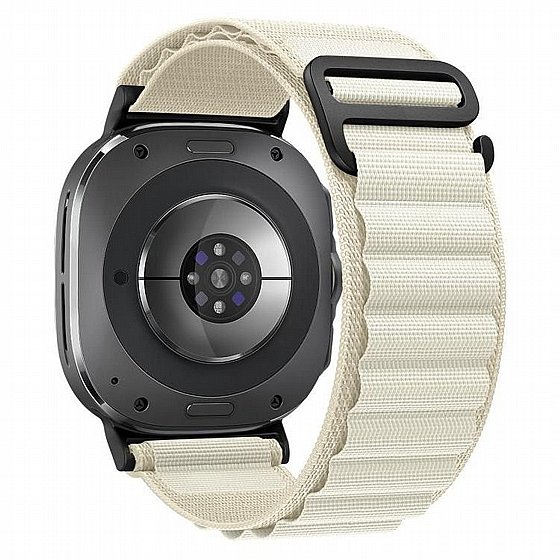 ����� �� / ������ ���� Loop Nylon Band ���� LaTera (��� White) ����� ��� ����  Samsung Galaxy Watch 8 / Samsung Galaxy Watch 8 Classic