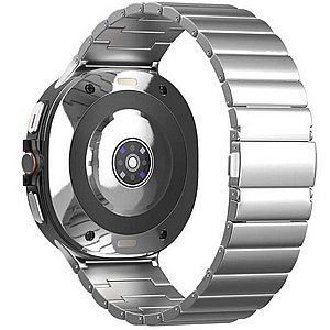 ����� ���� ���� Magnetic Steel Band ���� LaTera (��� Silver) ����� ��� ���� Samsung Galaxy Watch 8 / Samsung Galaxy Watch 8 Classic
