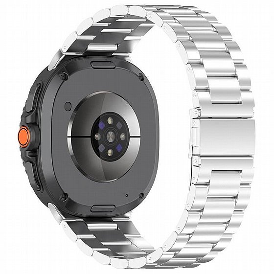 ����� ���� ���� Three Straps Steel Band ���� LaTera (��� Silver) ����� ��� ����  Samsung Galaxy Watch 8 / Samsung Galaxy Watch 8 Classic