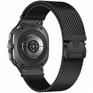 ����� ���� ���� Milanese Parachute Magnetic Steel Band ���� LaTera (��� Black) ����� ��� ����  Samsung Galaxy Watch 8 / Samsung Galaxy Watch 8 Classic