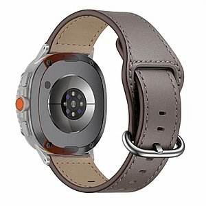 רצועת עור מדגם Classic Buckle Leather Band מבית LaTera (צבע Gray) לשעון חכם מדגם Samsung Galaxy Watch 8 / Samsung Galaxy Watch 8 Classic רצועת עור מדגם Classic Buckle Leather Band מבית LaTera (צבע Gray) לשעון חכם מדגם Samsung Galaxy Watch 8 / Samsung Galaxy Watch 8 Classic