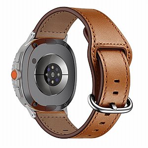 ����� ��� ���� Classic Buckle Leather Band ���� LaTera (��� Brown) ����� ��� ����  Samsung Galaxy Watch 8 / Samsung Galaxy Watch 8 Classic