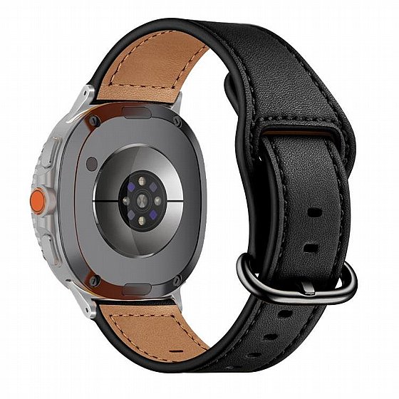 ����� ��� ���� Classic Buckle Leather Band ���� LaTera (��� Black) ����� ��� ����  Samsung Galaxy Watch 8 / Samsung Galaxy Watch 8 Classic