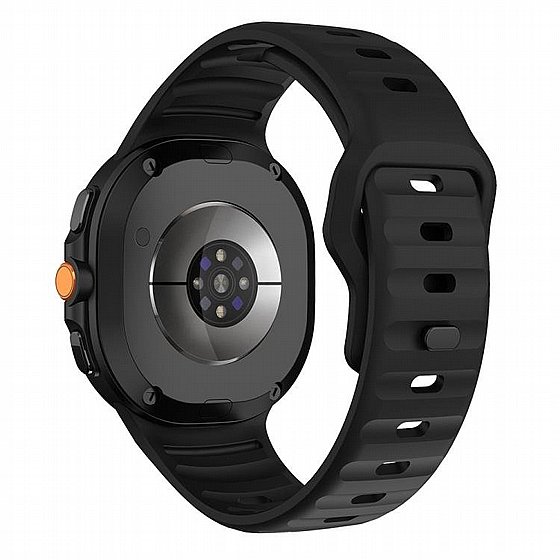 ����� ������� ����  Wave Reverse Silicone Band ���� LaTera (��� Black) ����� ��� ����  Samsung Galaxy Watch 8  / Samsung Galaxy Watch 8 Classic