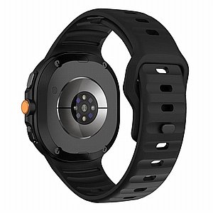 ����� ������� ����  Wave Reverse Silicone Band ���� LaTera (��� Black) ����� ��� ����  Samsung Galaxy Watch 8  / Samsung Galaxy Watch 8 Classic